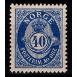 1921-22 - Norge - AFA 101 - Frimærke - Ustemplet.
